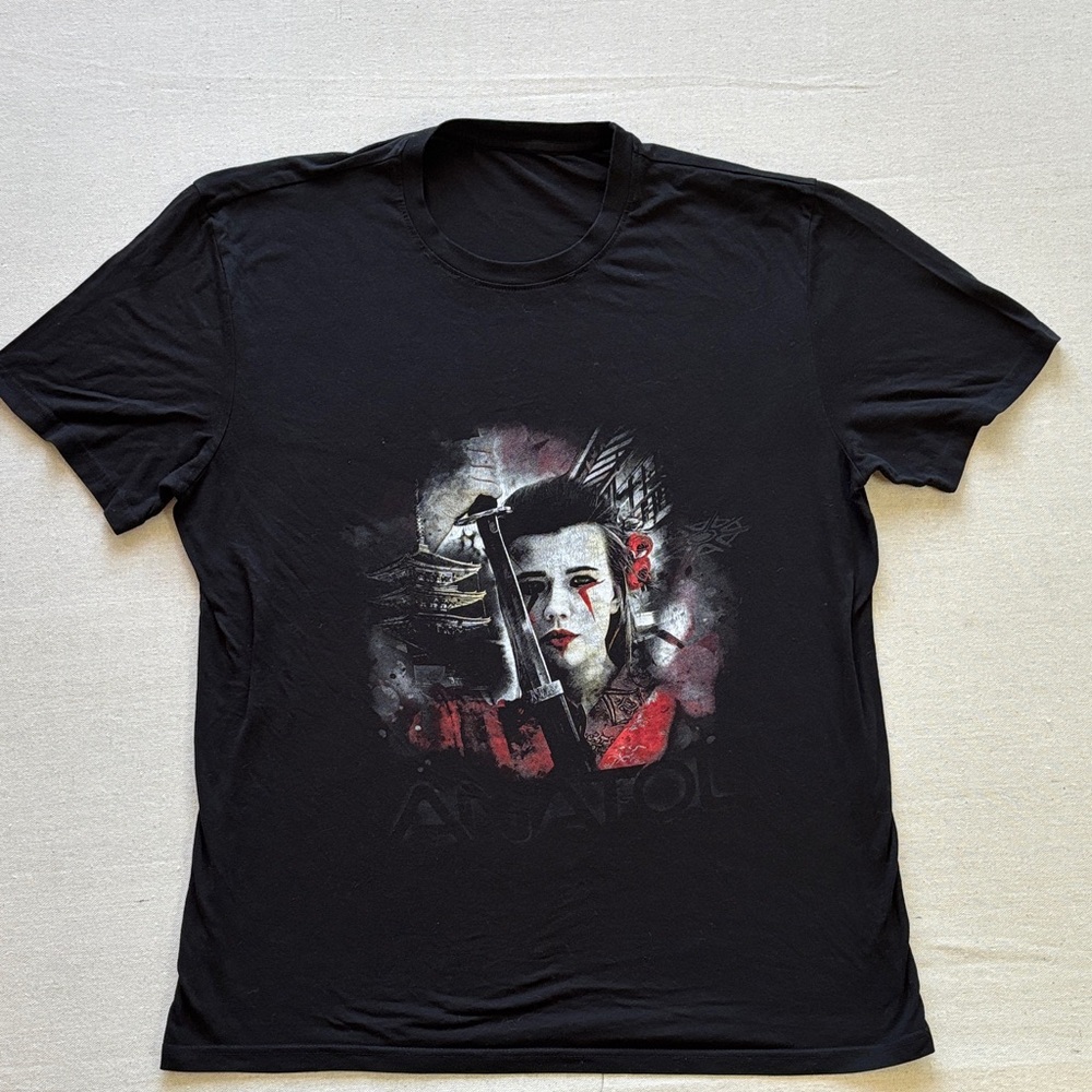 Black Graphic Men's T-Shirt